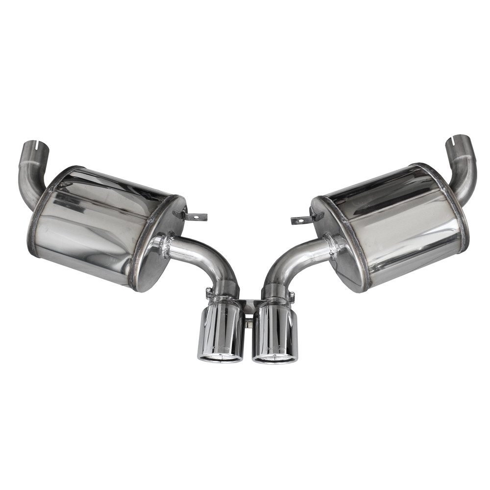 Scarico Inoxcar Silenziatore Terminale Centrale 2X90 X-RACE PORSCHE CAYMAN 981 GT4 3.0 (274cv) dopo il 2015 - IC-POCAY04XR90 - POCAY.04.XR90 - 3661768335321