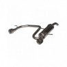 Echappement Inoxcar Silencieux Arrière droit + gauche 1X102 CITROEN C2 1.6 16V VTR 110CV après 2003 diam 45