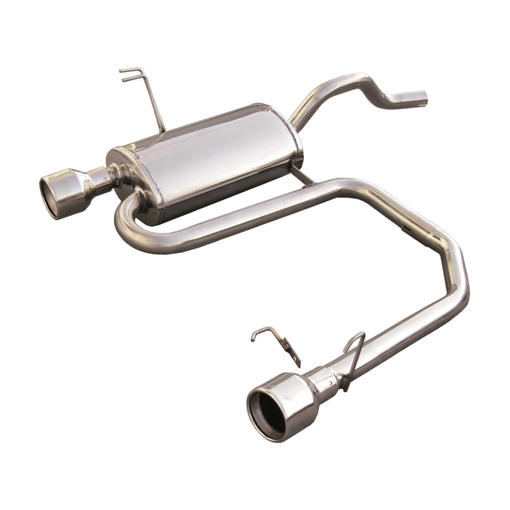 Inoxcar Exhaust Rear Silencer right + left 1X102 FIAT PUNTO (Type 188) 1.2 (60HP) 1999-2003 diam 42 - IC-TWFI13102 - TWFI.13.102 - 3661768364925