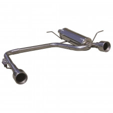 Inoxcar Exhaust Rear Silencer right + left 1X102 FORD FIESTA 6° serie (‘08) 1.6 16V (120HP) after 2009 diam 48