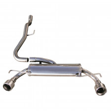 Scarico Inoxcar Silenziatore Terminale destra + sinistra 1X102 OPEL CORSA D OPC 1.6 16V TURBO (192CV) dopo il 2007 diam 54,5