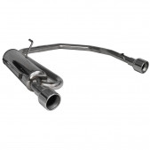 Scarico Inoxcar Silenziatore Terminale destra + sinistra 1X102 PEUGEOT 206 CC 1.6 16V (109CV) dopo il 2001