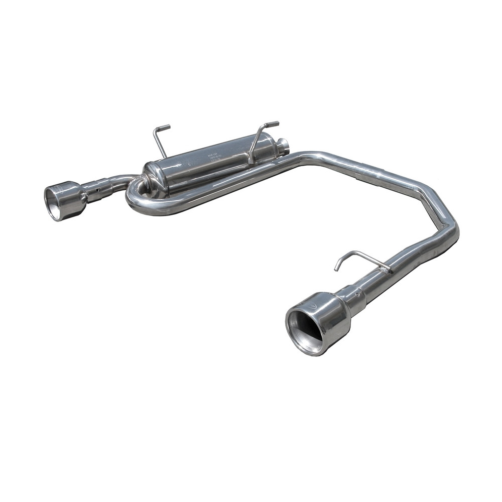 Inoxcar Exhaust Rear Silencer right + left 1X102 PEUGEOT 206 HDI 1.4 (68HP) after 2001 - IC-TWPE11102 - TWPE.11.102 - 3661768366295