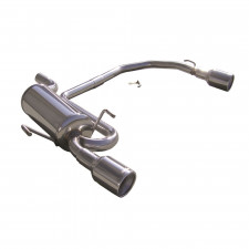 Scarico Inoxcar Silenziatore Terminale destra + sinistra 1X102 PEUGEOT 406 1.8 (101CV) dopo il 1995
