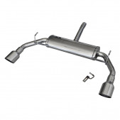 Echappement Inoxcar Silencieux Arrière droit + gauche 1X102 RACING ALFA ROMEO GIULIETTA 1.4T Multiair 120CV après 2012 diam 50