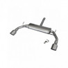 Echappement Inoxcar Silencieux Arrière droit + gauche 1X102 RACING ALFA ROMEO GIULIETTA 1.4T Multiair 120CV après 2012 diam 50