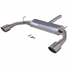 Inoxcar Exhaust Rear Silencer right + left 1X102 RACING ALFA ROMEO GIULIETTA 1.4 Turbo Multiair (170HP) after 2010 diam 60