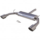 Scarico Inoxcar Silenziatore Terminale destra + sinistra 1X102 RACING ALFA GIULIETTA 1.4 Turbo Multiair (170CV) dopo il 2010 d60