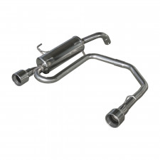 Echappement Inoxcar Silencieux Arrière droit + gauche 1X102 RENAULT CLIO 2 RS 2.0 phase1 172CV 2000-2001 diam 54