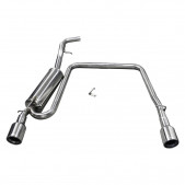 Echappement Inoxcar Silencieux Arrière droit + gauche 1X102 VOLKSWAGEN GOLF 4 1.4 16V 75CV 1997-2003 diam 45