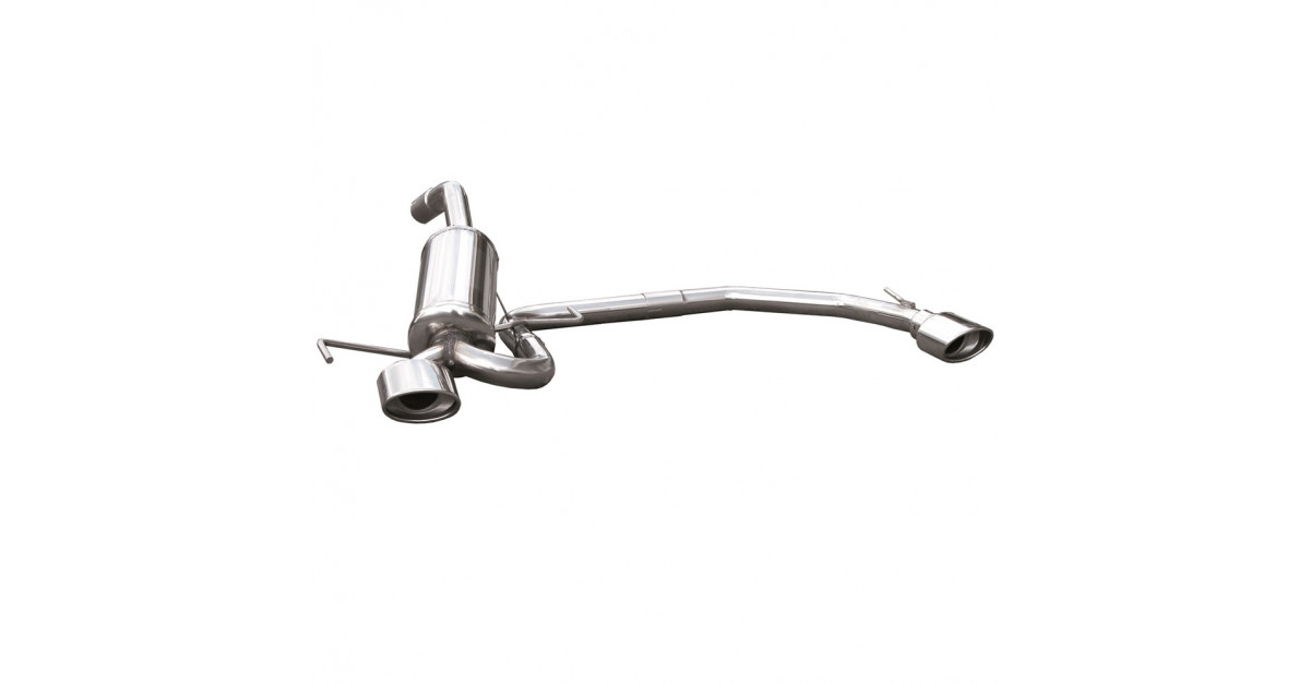 Scarico Inoxcar Silenziatore Terminale destra + sinistra 1X120X80 ALFA ROMEO 147 1.9 JTD (115CV-140CV) 2002-2004 diam 54