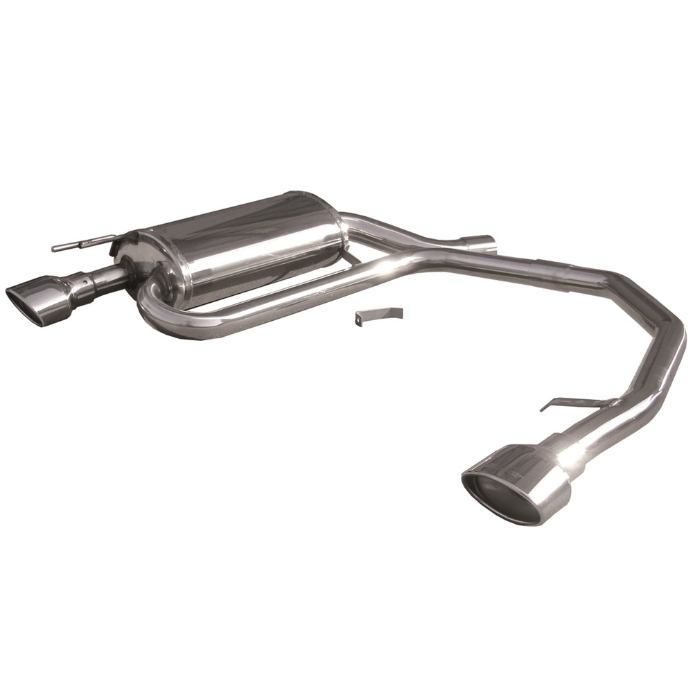 Inoxcar Exhaust Rear Silencer right + left 1X120X80 BMW E46 320D (150HP) after 1999 diam 60 - IC-TWBM01120 - TWBM.01.120 - 3661768364413