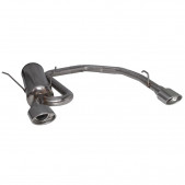 Auspuff Inoxcar Schalldämpfer Hinten rechts + links 1X120X80 CITROEN SAXO 1.6 8V 98CV nach 1999