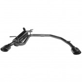 Echappement Inoxcar Silencieux Arrière droit + gauche 1X120X80 SEAT IBIZA Type 6L 1.4 16V 100CV 2002-2006 diam 45