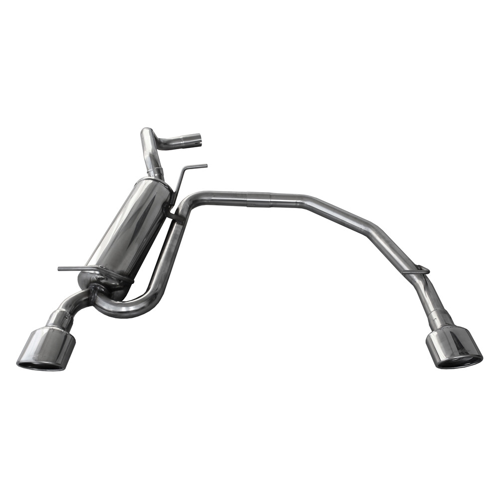 Auspuff Inoxcar Schalldämpfer Hinten rechts + links 1X120X80 SEAT IBIZA Typ 6L 1.9 TDI 90CV-110CV / SDI 2002-2006 - IC-TWSE03120 - TWSE.03.120 - 3661768366769