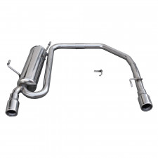Auspuff Inoxcar Schalldämpfer Hinten rechts + links 1X80 PEUGEOT 206 1.6 16V XS 110CV 2001-2006