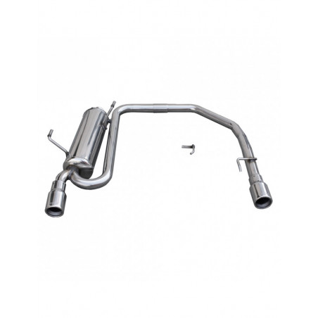 Auspuff Inoxcar Schalldämpfer Hinten rechts + links 1X80 PEUGEOT 206 1.6 16V XS 110CV 2001-2006