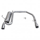 Auspuff Inoxcar Schalldämpfer Hinten rechts + links 1X80 PEUGEOT 206 1.6 16V XS 110CV 2001-2006
