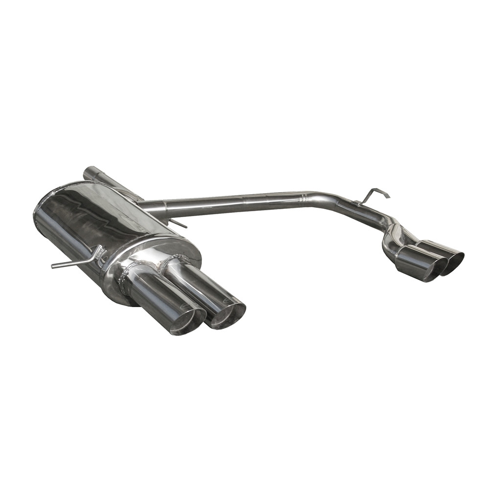Auspuff Inoxcar Schalldämpfer Hinten rechts + links 2X80 RACING VOLVO XC 90 2.5T 210PS nach 2002 - IC-TWVO01RA - TWVO.01.RA - 3661768366783