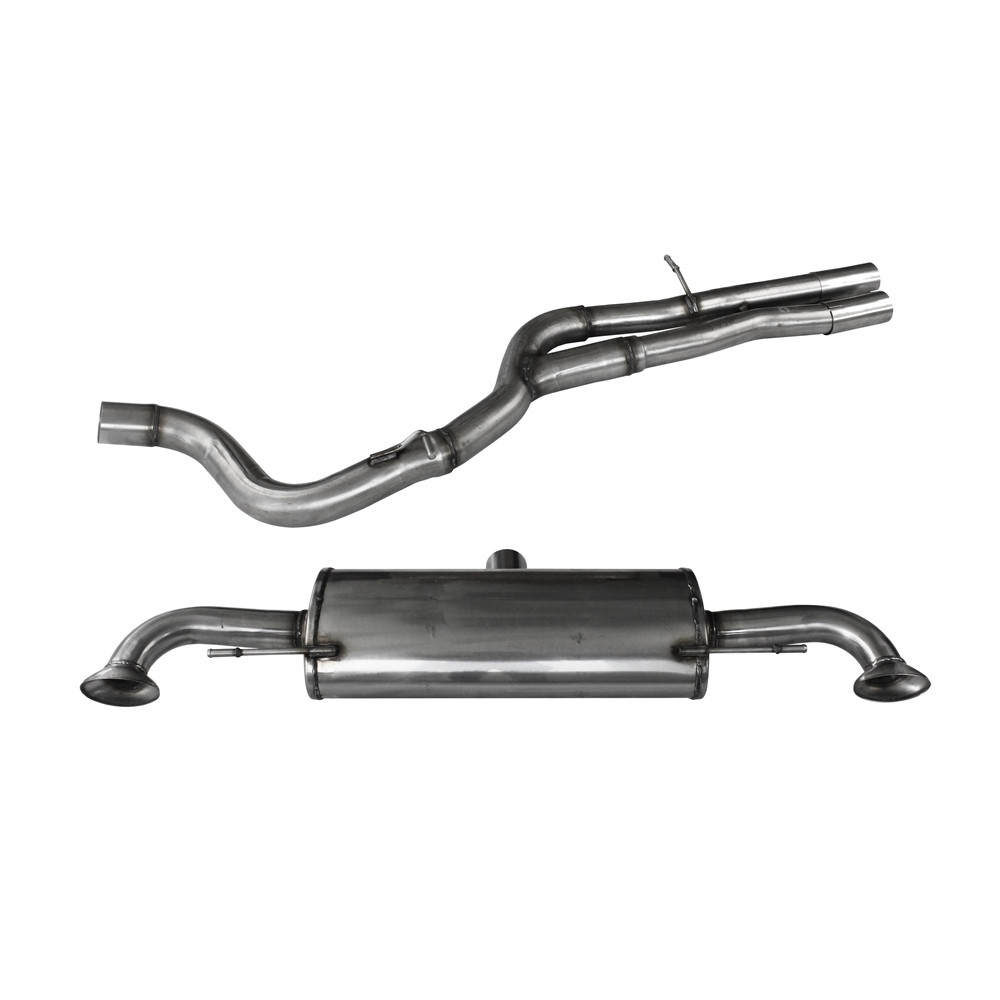 Auspuff Inoxcar Schalldämpfer Hinten rechts+links AUDI TT TYPE 8J 2.5 RS TFSi Quattro 340PS nach 2006 - IC-AUTT05 - AUTT.05 - 3661768111963