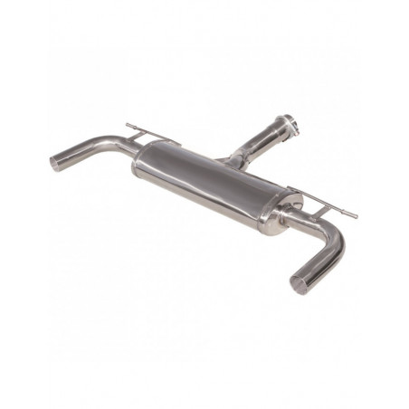 Inoxcar Exhaust Rear Silencer right+left diam54 MINI COUNTRYMAN JOHN WORKS ALL4 1.6 (218HP) after 2013 (Type R60)