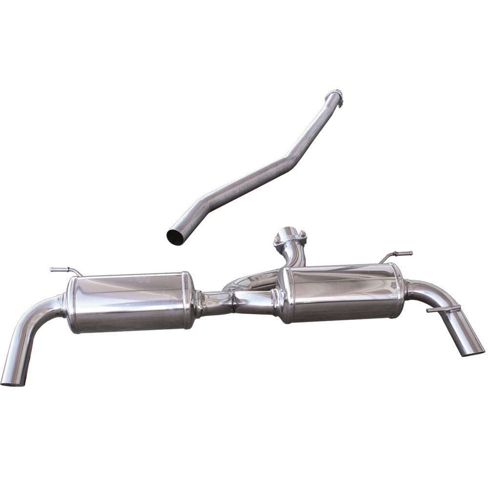 Inoxcar Exhaust Rear Silencer right+left LAND ROVER EVOQUE 2.2 sd4 (190HP) after 2011 2.0 (240HP) - IC-LAREVO01 - LAR.EVO.01 - 3661768212660