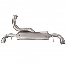 Scarico Inoxcar Silenziatore Terminale destra+sinistra OPEL ASTRA J OPC 2.0 TURBO (280cv) dopo il 2012 diam 70