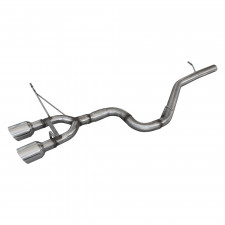 Echappement Inoxcar Terminal sans Silencieux Arrière 2X102 RACING VOLKSWAGEN GOLF 6 2.0 R TSI 4MOTION 270CV après 2010
