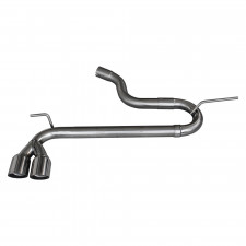 Echappement Inoxcar Terminal sans Silencieux Arrière 2X80 RACING  SEAT LEON III serie Type 5F 2.0 TDI FR 150cv après 2014