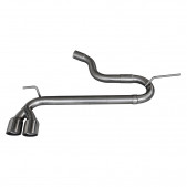 Scarico Inoxcar senza Silenziatore Terminale 2X80 RACING   SEAT LEON III serie (Tipo 5F) 2.0 TDI FR (150cv)  dopo il 2014