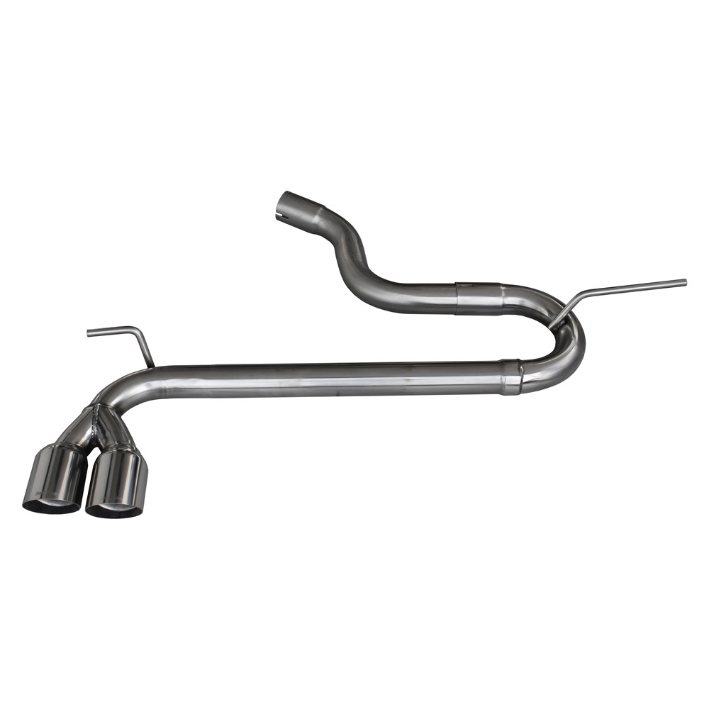 Echappement Inoxcar Terminal sans Silencieux Arrière 2X80 RACING  SEAT LEON III serie Type 5F 2.0 TDI FR 150cv après 2014 - IC-SELE21RA - SELE.21.RA - 3661768346280