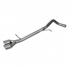 Auspuff Inoxcar Terminal ohne Endschalldämpfer hinten 2X80 RACING VOLKSWAGEN POLO Typ 6C 1.8 GTi 192cv nach 2015 diam 55