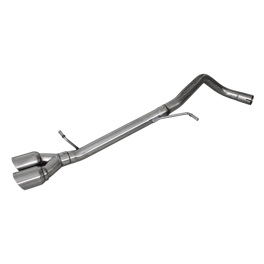 Inoxcar Exhaust Terminal without Rear Silencer 2X80 RACING VOLKSWAGEN POLO (type 6C) 1.8 GTi (192HP) after 2015 diam 55 - IC-WPO31RA - WPO.31.RA - 3661768399118