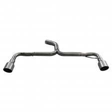 Echappement Inoxcar Terminal ss Silencieux Arrière 1X102 RACING droit+gauche VOLKSWAGEN SCIROCCO 2.0 R TSI DSG 265CV après 2010