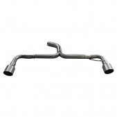 Echappement Inoxcar Terminal ss Silencieux Arrière 1X102 RACING droit+gauche VOLKSWAGEN SCIROCCO 2.0 R TSI DSG 265CV après 2010