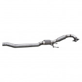 Inoxcar Exhaust Catalyst replacement pipe with metal catalyst VOLKSWAGEN GOLF 6 2.0 R TSI 4MOTION (270HP) after 2010