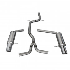 Auspuff Inoxcar Zwischenrohr + Endschalldämpfer 1X100 X-RACE D+G AUDI A4 B8 av 2WD 2L TFSi 211CV/3.2 V6 265CV ap2008