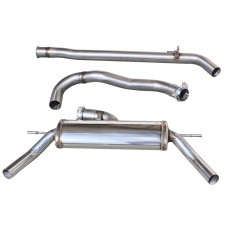 Scarico Inoxcar Tubo Centrale + Silenziatore Terminale 1X50 D+S () RENAULT CLIO 4 RS TROPHY 220 EDC 1.6 T (220CV) dopo il 15
