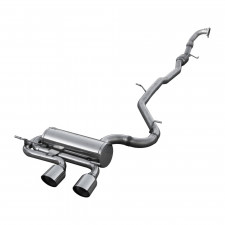 Inoxcar Exhaust Intermediate tube + Rear Silencer Central 2X100 RACING d70 VOLKSWAGEN GOLF 6 2.0 R TSI 4MOTION (270HP) 10+