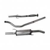 Scarico Inoxcar Tubo Centrale + Silenziatore Terminale gr. N diam 54 OPEL ADAM 1.4 S TURBO (150cv) dopo il 2015 diam 54