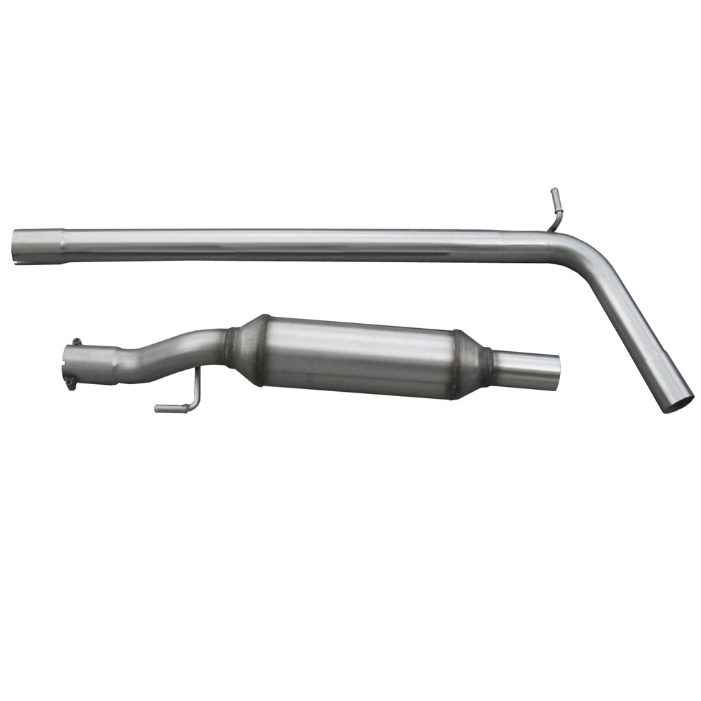 Inoxcar Exhaust Intermediate tube with Silencer AUDI A1 (Type 8X) 1.4 TFSi SPORT (185HP) after 2011 diam 55 - IC-TCSA1 - TCSA1 - 3661768398722