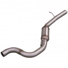Inoxcar Exhaust Intermediate tube with Silencer AUDI A3 (Type 8P) S3 2.0 TFSI (265HP) after 2006 diam 65