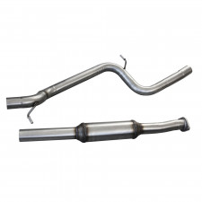 Scarico Inoxcar Tubo Centrale con Silenziatore FORD FOCUS Mk3 (tipo MK3) 2.0T ST (250CV) dopo il 2012 diam 60