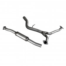 Inoxcar Exhaust Intermediate tube with Silencer SUBARU IMPREZA 4WD 2.5 T WRX-STI MY15 (300HP) 2014