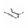 Inoxcar Exhaust Intermediate tube with Silencer SUBARU IMPREZA 4WD 2.5T WRX STi 10MY (300HP) 2010-2013 diam 70