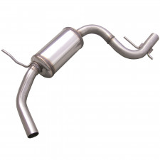 Inoxcar Exhaust Intermediate tube with Silencer VOLKSWAGEN GOLF 6 1.4 TSI (160HP) after 2009 diam 55