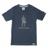 T-Shirt Racing Spirit Racing is in my Blood Manches Courtes