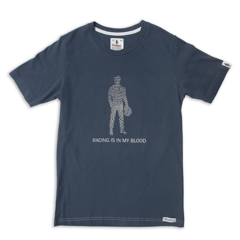 Racing Spirit Racing is in my Blood Short Sleeve T-Shirt - RS-TS-0029.G.XS - RS/TS/0029/081/XS