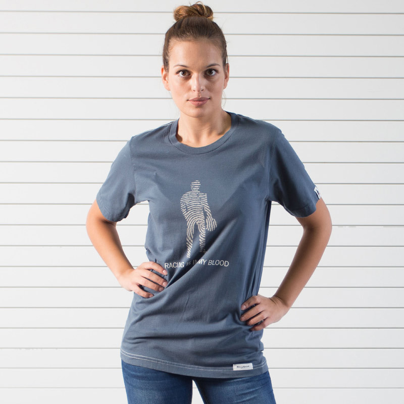 Racing Spirit Racing is in my Blood Short Sleeve T-Shirt - RS-TS-0029.G.XS - RS/TS/0029/081/XS