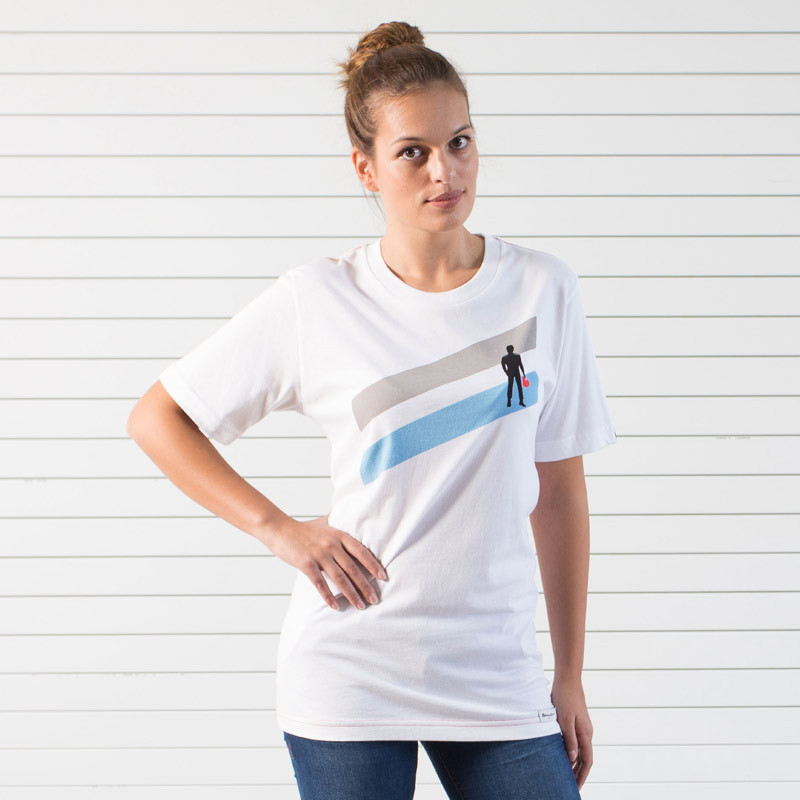 Spirit Stripes 2 Racing T-Shirt Kurzarm - RS-TS-0006.BL.XS - RS/TS/0006/020/XS